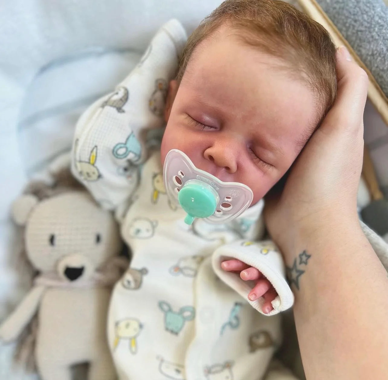 Caleb, silicone newborn