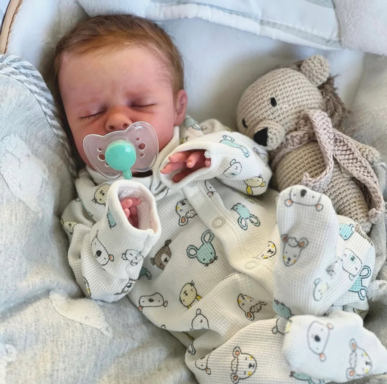 Caleb, silicone newborn